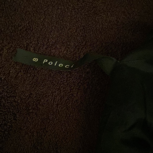 Vintage Poleci black floral trim skirt. Size 8 - Picture 3 of 3